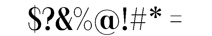FAIREPrintSans FineMedium Instance Font OTHER CHARS