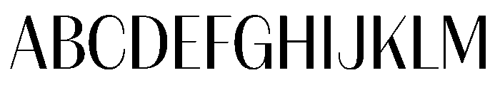 FAIREPrintSans FineRegular Instance Font UPPERCASE