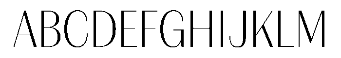 FAIREPrintSans FineThin Instance Font UPPERCASE