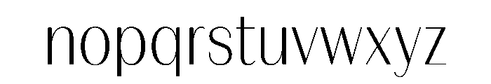 FAIREPrintSans FineThin Instance Font LOWERCASE