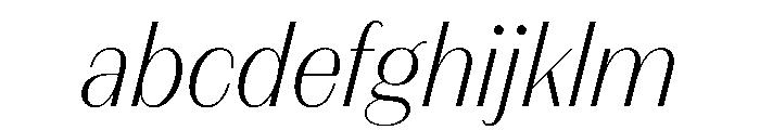 FAIREPrintSans FineThinItalic Instance FONT
