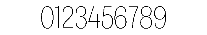 FAIREPrintSans Hairline Instance Font OTHER CHARS