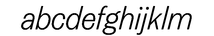 FAIREPrintSans LightItalic Instance FONT