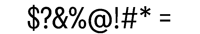 FAIREPrintSans Regular Instance Font OTHER CHARS