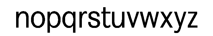 FAIREPrintSans Regular Instance Font LOWERCASE