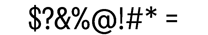 FAIREPrintSans Regular Font OTHER CHARS