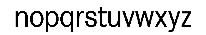 FAIREPrintSans Regular Font LOWERCASE
