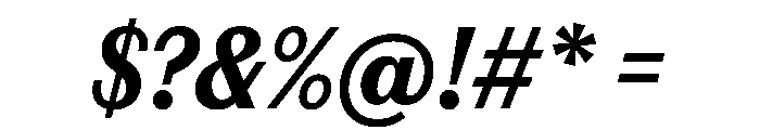 FAIREPrintSans TextBlackItalic Instance Font OTHER CHARS