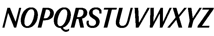FAIREPrintSans TextBoldItalic Instance Font UPPERCASE