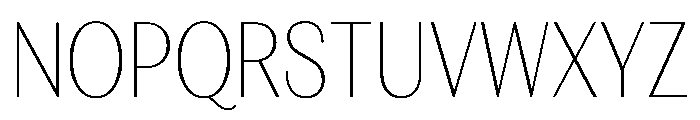 FAIREPrintSans TextHairline Instance Font UPPERCASE
