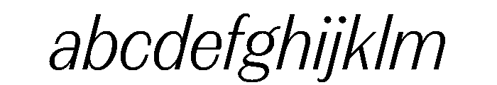 FAIREPrintSans TextLightItalic Instance FONT