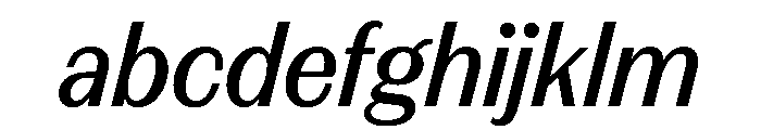 FAIREPrintSans TextMediumItalic Instance FONT