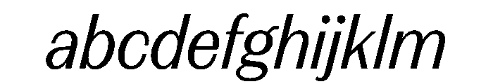FAIREPrintSans TextRegularItalic Instance FONT