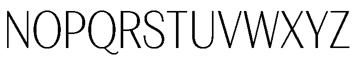 FAIREPrintSans TextThin Instance Font UPPERCASE
