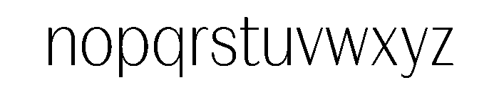 FAIREPrintSans TextThin Instance Font LOWERCASE