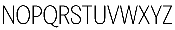 FAIREPrintSans Thin Instance Font UPPERCASE