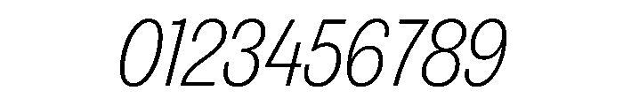 FAIREPrintSans ThinItalic Instance Font OTHER CHARS