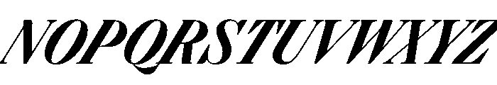 FAIREPrintScript Black Instance Font UPPERCASE