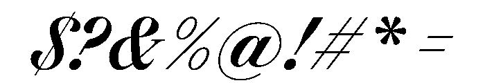 FAIREPrintScript Bold Instance Font OTHER CHARS