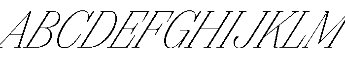 FAIREPrintScript Hairline Instance Font UPPERCASE