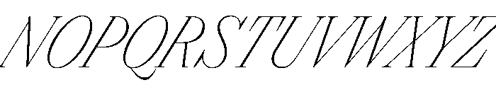 FAIREPrintScript Hairline Instance Font UPPERCASE