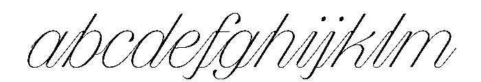 FAIREPrintScript Hairline Instance FONT