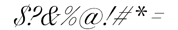 FAIREPrintScript Light Instance Font OTHER CHARS
