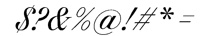 FAIREPrintScript Regular Font OTHER CHARS