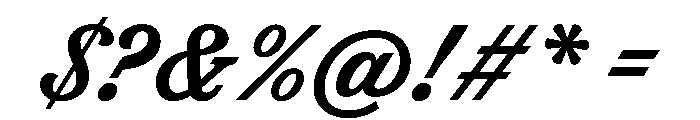 FAIREPrintScript SlabBlack Instance Font OTHER CHARS