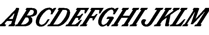 FAIREPrintScript SlabBlack Instance Font UPPERCASE