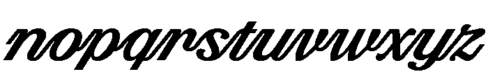 FAIREPrintScript SlabBlack Instance Font LOWERCASE