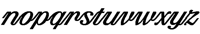 FAIREPrintScript SlabBold Instance Font LOWERCASE