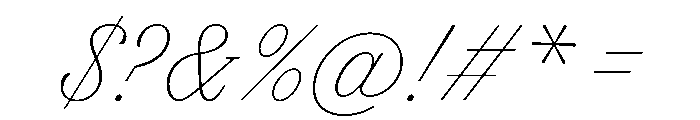 FAIREPrintScript SlabHairline Instance Font OTHER CHARS