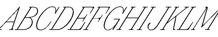 FAIREPrintScript SlabHairline Instance Font UPPERCASE