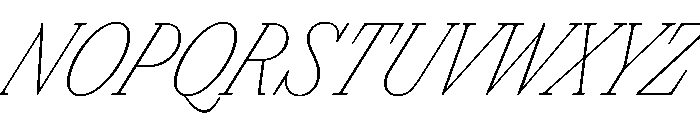 FAIREPrintScript SlabHairline Instance Font UPPERCASE