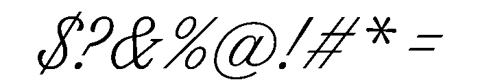 FAIREPrintScript SlabLight Instance Font OTHER CHARS