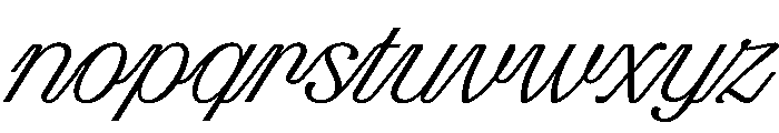 FAIREPrintScript SlabLight Instance Font LOWERCASE