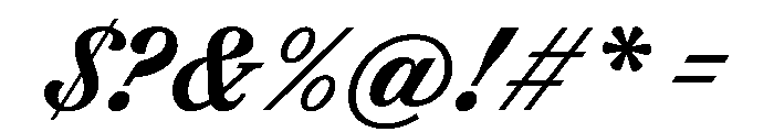 FAIREPrintScript TextBlack Instance Font OTHER CHARS