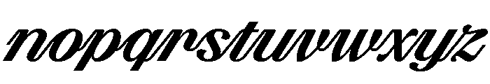 FAIREPrintScript TextBlack Instance Font LOWERCASE