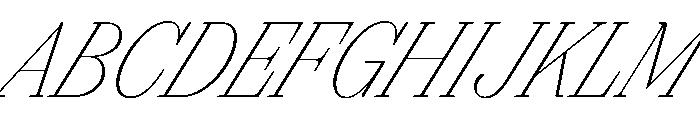 FAIREPrintScript TextHairline Instance Font UPPERCASE