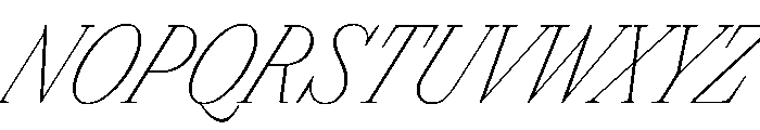 FAIREPrintScript TextHairline Instance Font UPPERCASE