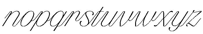 FAIREPrintScript TextHairline Instance Font LOWERCASE