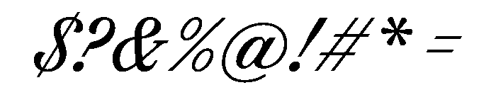 FAIREPrintScript TextMedium Instance Font OTHER CHARS