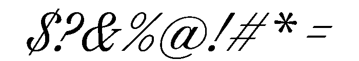 FAIREPrintScript TextRegular Instance Font OTHER CHARS