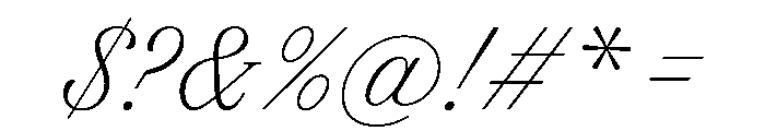 FAIREPrintScript TextThin Instance Font OTHER CHARS