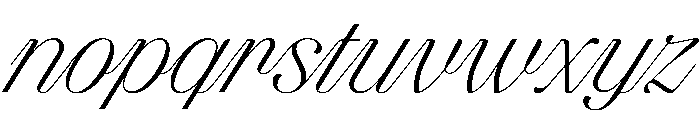 FAIREPrintScript Thin Instance Font LOWERCASE