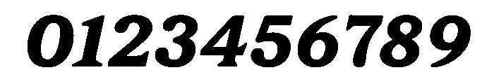 FAIRESprig BlackItalic Instance Font OTHER CHARS