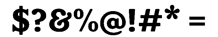 FAIRESprig Bold Instance Font OTHER CHARS