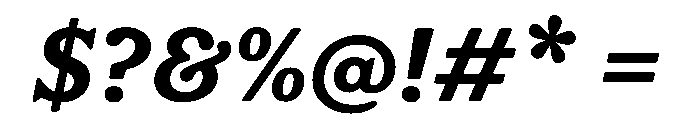 FAIRESprig BoldItalic Instance Font OTHER CHARS