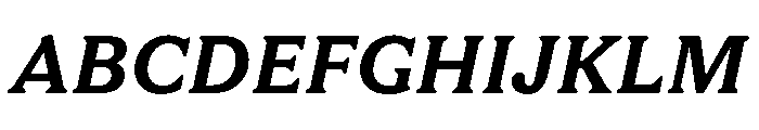 FAIRESprig BoldItalic Instance Font UPPERCASE